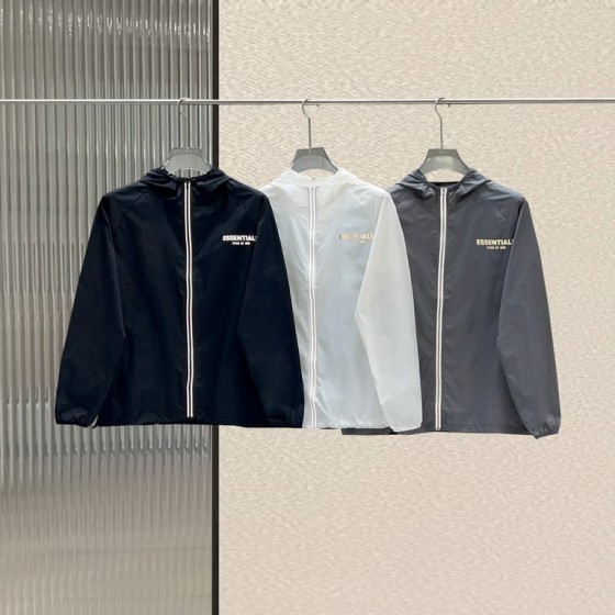 Fear of God Essentials Logo Windbreaker Jacket